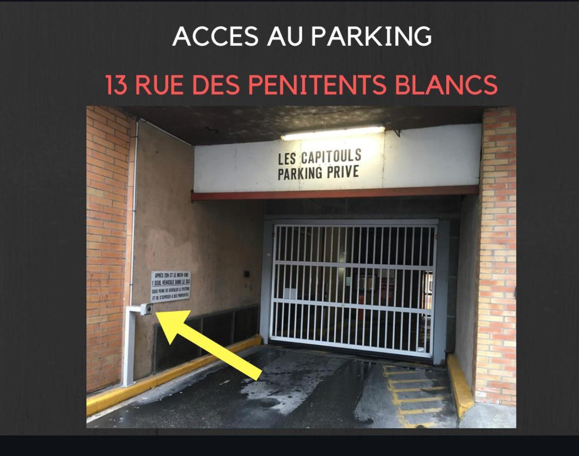 Apartamento Hyper-Centre historique avec possibilité parking Toulouse Exterior foto